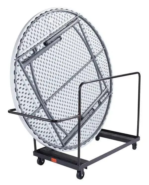 National Public Seating DY-71R Folding Table Dolly - Vertical Storage - 71"R Table — view 3
