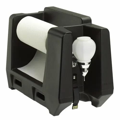 Cambro HWAPR110 Black Handwashing Sation — view 2