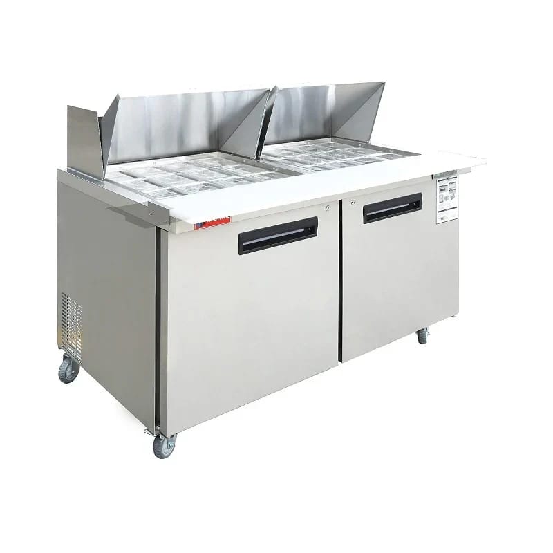 Westlake WKSR-60BM Salad Prep Table Refrigerator 2 Door 33-40°F — view 1