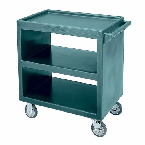Cambro BC2304S401 3-Shelf 500 Lb. Capacity Slate Blue Utility Bus Cart — view 1
