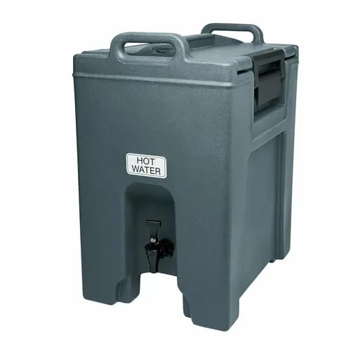 Cambro Camtainer UC1000191 10-1/2 Gallon Insulated Granite Gray Beverage Dispenser — view 2