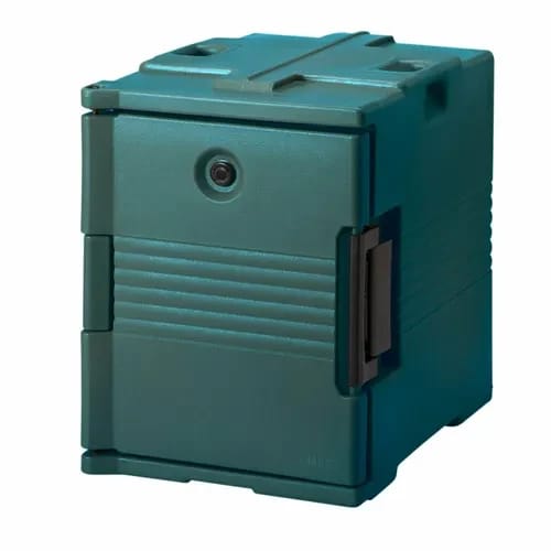 Cambro Ultra Pan Carrier UPC400192 Insulated Granite Green Front Loader Food Carrier — view 2