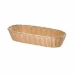 Tablecraft 1187W Natural Rectangular Woven Basket 10-1/4" x 7-1/2" x 2-3/4 | Case of 12 — view 3