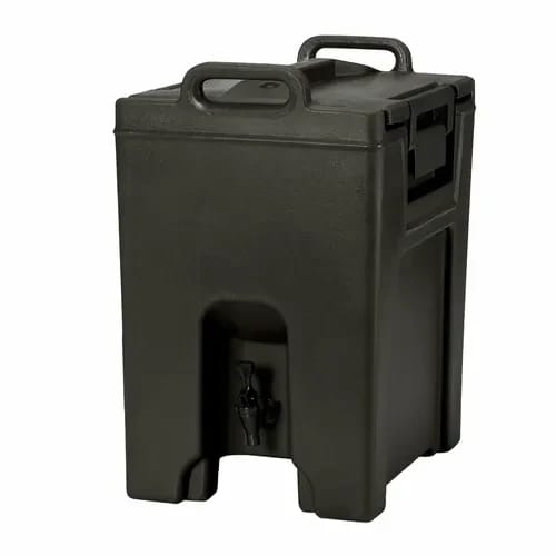 Cambro Camtainer UC1000110 10-1/2 Gallon Insulated Black Beverage Dispenser — view 2