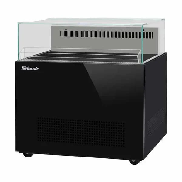 Turbo Air TOS-40NN-B Open Black Sandwich and Cheese Display Case Merchandiser 40"W — view 1