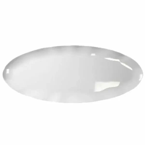 Thunder Group RF2030W White 30" x 12" Oval Melamine Platter | Case of 2 — view 2