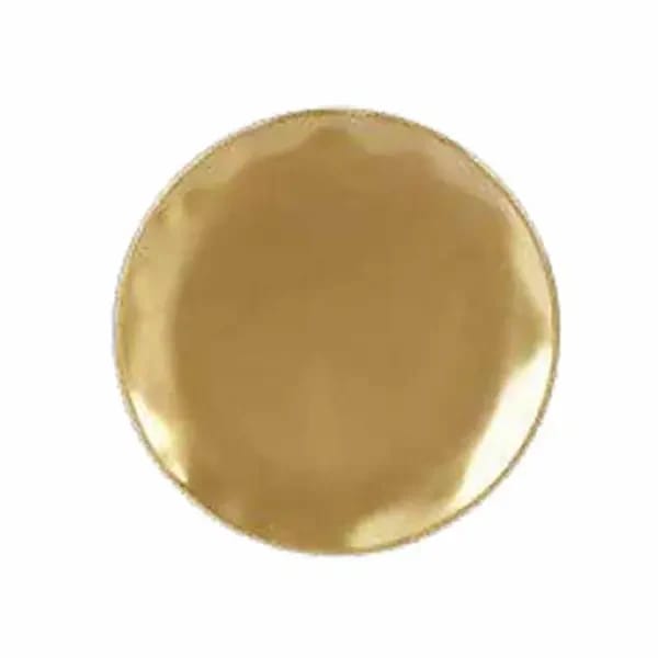 Thunder Group RF1006G Gold Pearl 8-1/8" Melamine Plate | Case of 12 — view 1