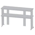Turbo Air TSOS-4R-T Stainless Steel Double Tier Overshelf for Sandwich Prep Tables 48"W — view 3