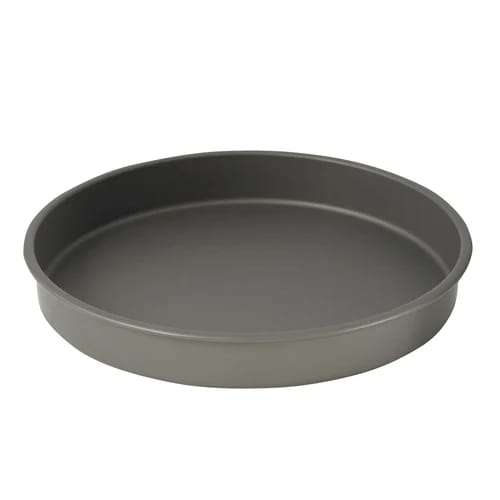 Winco HAC-142 Deluxe 14" Round Non-Stick Hard Anodized Aluminum Cake Pan — view 1