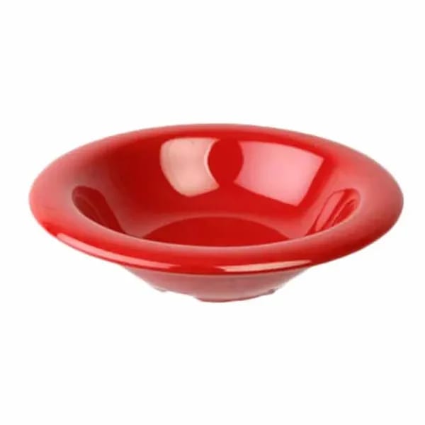 Thunder Group CR5608PR Pure Red 8 oz. Melamine Salad Bowl | Case of 12 — view 2