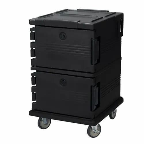 Cambro Ultra Cam Cart UPC1200110 Insulated Black Front Loader Food Carrier — view 2