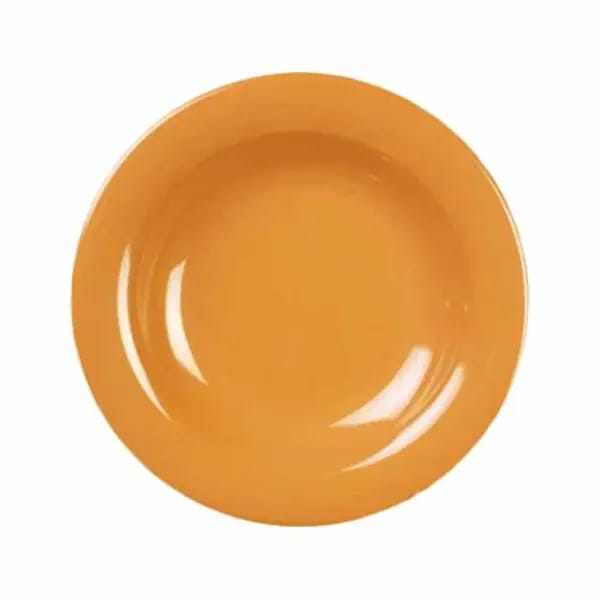 Thunder Group CR5809YW Yellow 13 oz. Melamine Salad Bowl | Case of 12 — view 1