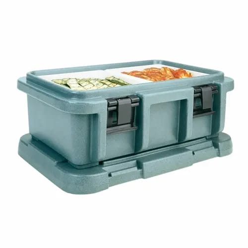 Cambro Ultra Pan Carrier UPC160401 Slate Blue Top Loader 6" Deep — view 2