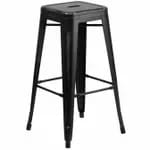 Flash Furniture ET-BT3503-30-MINT-GG Mint Galvanized Steel Bar Stool — view 6