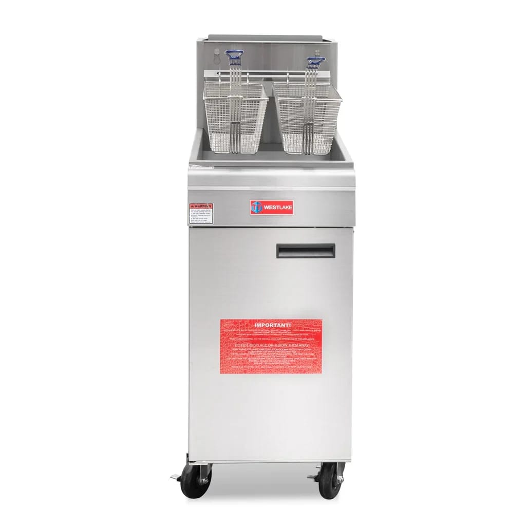 Westlake GF120 Deep Fryer 15.5" 120,000 Btu 50 lb Oil Capacity — view 1