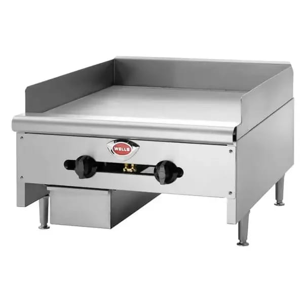 Wells HDG-3630G Heavy Duty 90,000 BTU Manual Control Gas Griddle 36"W — view 1