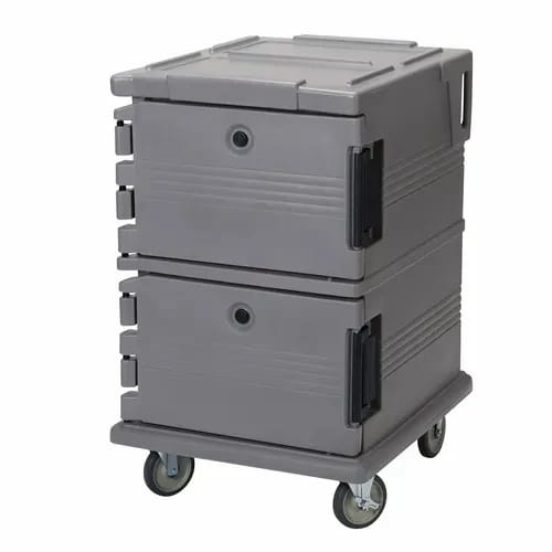 Cambro Ultra Cam Cart UPC1200191 Insulated Granite Gray Front Loader Food Carrier — view 2
