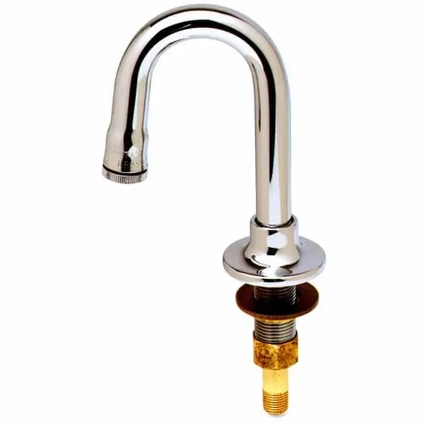 T&S B-0520-01 5-1/4" Rigid Gooseneck Spout — view 1