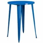 Flash Furniture CH-51090-40-BK-GG Round Bar Height Metal Black Table — view 4