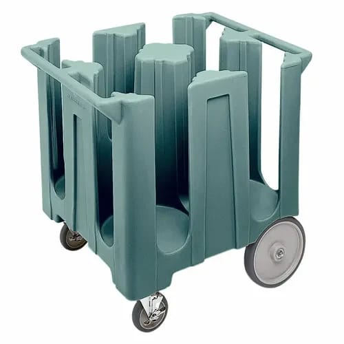Cambro DC1225401 Polyethylene 4 Slate Blue Dish Caddy With 4 Dividers — view 1