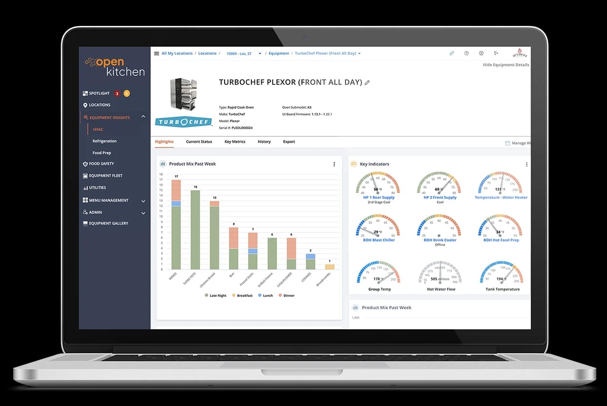 Open Kitchen by Powerhouse Dynamics (PhD) – Cloud Based, Commercial IOT Product – Remote Monitoring and Analytics Software (1-year subscription) — view 4
