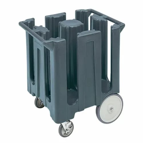 Cambro DC825191 Polyethylene 4 Granite Gray Dish Caddy With 4 Dividers — view 1