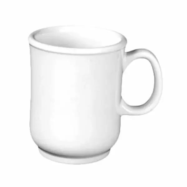 Thunder Group ML901I NuStone Ivory 8 oz. Melamine Mug/Cup | Case of 12 — view 1