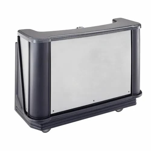 Cambro Cambar BAR650DSPMT770 Chicago Portable Bar 7-Bottle Speed Rail 5-Button Soda Gun Portable Bar 67-1/2"W X 28-1/2"D X 47-1/2"H — view 2