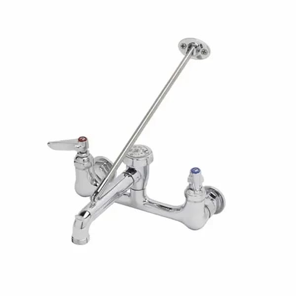 T&S B-0665-CR-POL Wall Mount Service Sink Faucet — view 2