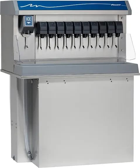 Follett Vision™ Series VU300B8LL Drop-In Ice and Beverage Dispenser 300 Pound Storage Lever Dispense Cube, Nugget Style Ice — 115V, 1PH — view 1