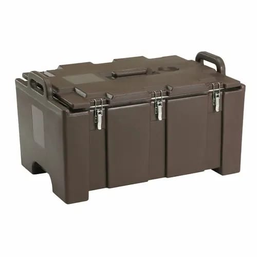 Cambro Camcarrier 100MPC131 Dark Brown Top Loader 8" Deep — view 1