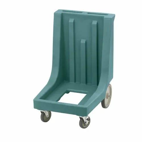 Cambro Camdolly CD300HB401 Open Frame Slate Blue Food Carrier Dolly With Handle — view 2