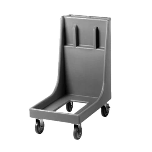 Cambro Camdolly CD300H615 Open Frame Charcoal Gray Food Carrier Dolly With Handle — view 2