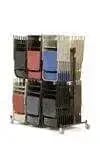 National Public Seating 84 Double-Tier Hanging Chair Truck — view 6