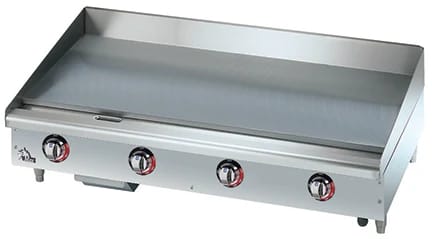Star 548TGF Star-Max® Series Electric Countertop Griddle 48 Inch Wide Electrical Snap-Action Thermostat Control Rectangle Polished Steel 1 Inch Thick Plate Medium-Duty —... — view 2