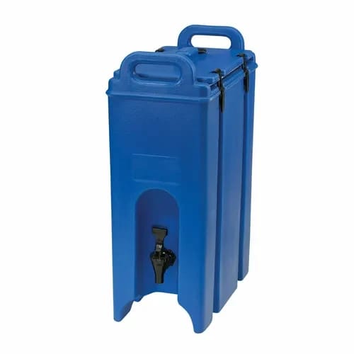 Cambro Camtainer 500LCD186 4-3/4 Gallon Insulated Navy Blue Beverage Dispenser — view 2