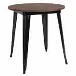 Flash Furniture CH-51050-29-BL-GG 35-1/2" Square Dining Height Metal Blue Table — view 3