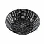 Tablecraft 2471 Black Oval Woven Basket 7" x 5" x 2 | Case of 12 — view 5