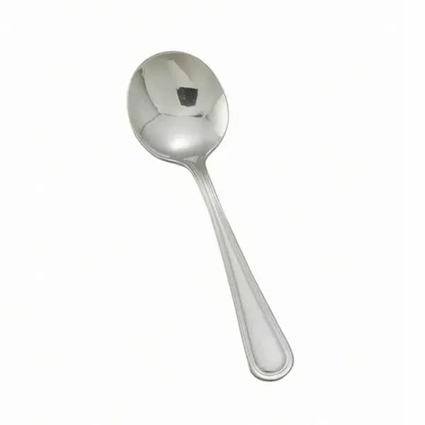 Winco 0030-04 Shangarila Bouillon Soup Spoons Extra Heavy Weight 18/8 | Case of 12 — view 2