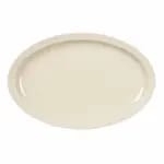 Thunder Group NS516W NuStone White 15-1/2" x 10-7/8" Oval Melamine Platter | Case of 12 — view 6