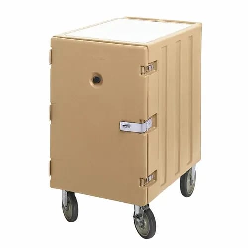 Cambro Camcart 1826LTCSP157 Insulated Coffee Beige Front Loader Food Carrier — view 1