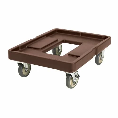 Cambro Camdolly CD400131 Open Frame Dark Brown Food Carrier Dolly — view 1