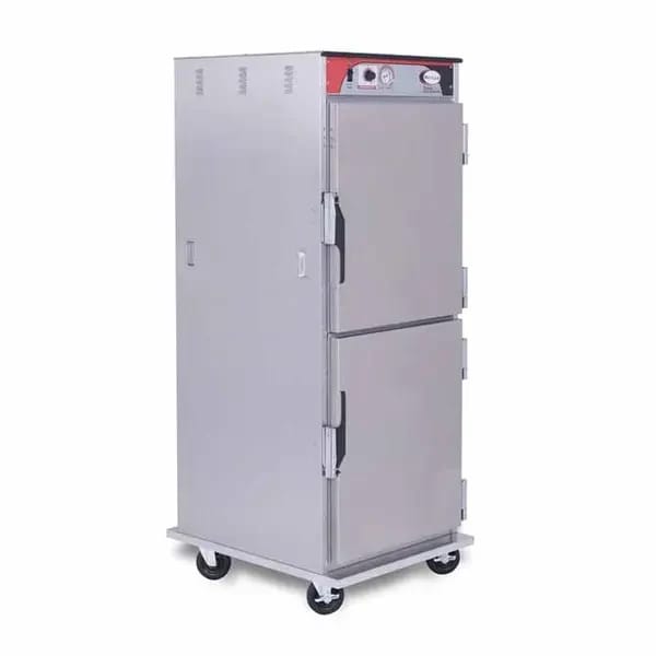 BevLes HTSS74P164 Insulated Solid Dutch Doors Full Height Heated Holding Cabinet 25"W — view 2