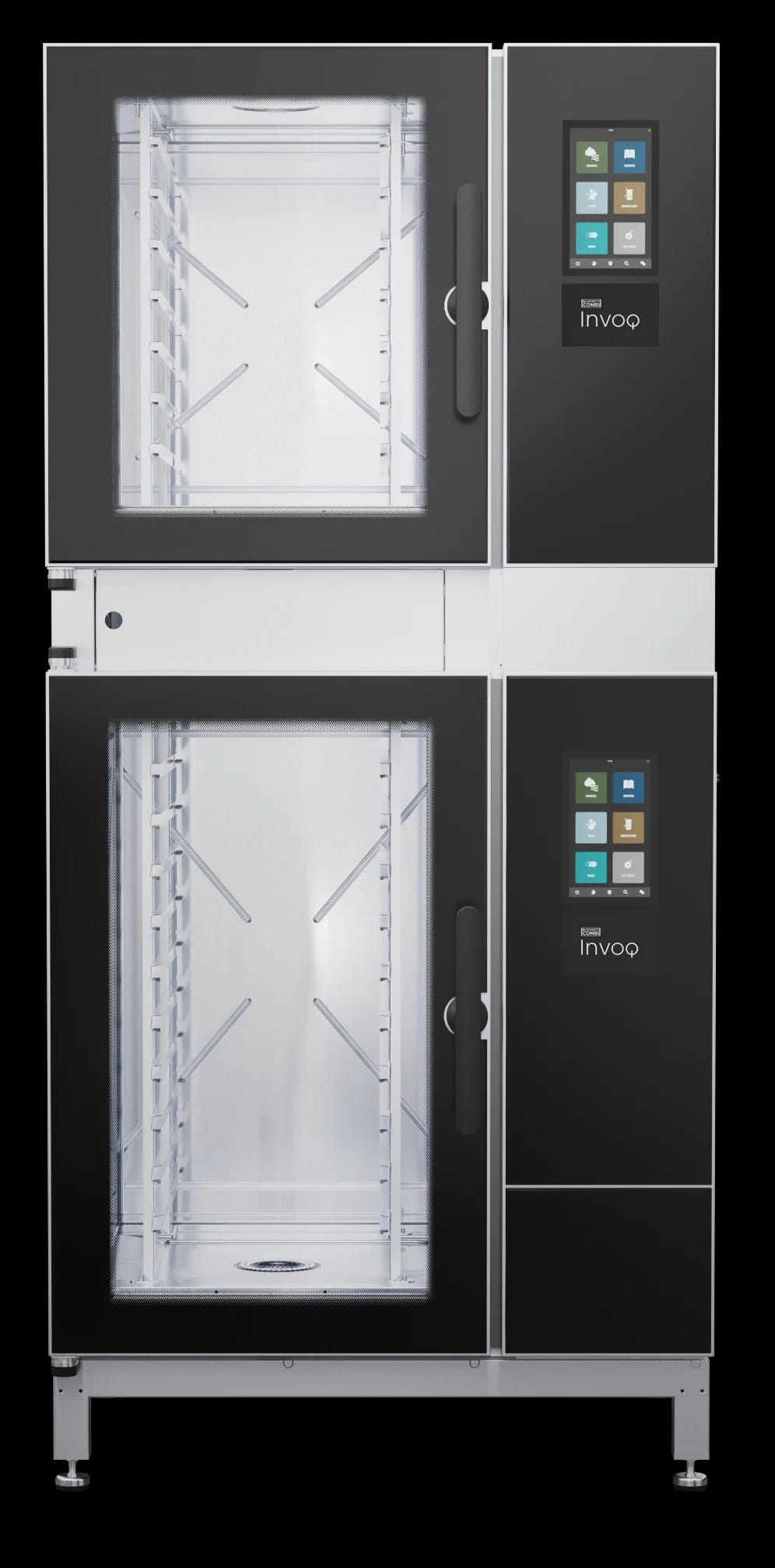Blodgett® 61/101BE Invoq Series Electric Freestanding Combi Oven Full Size Boiler Based 2 Ovens — 208V, 3PH — view 1