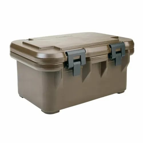 Cambro S-Series Ultra Pan Carrier UPCS180131 Dark Brown Top Loader 8" Deep — view 1