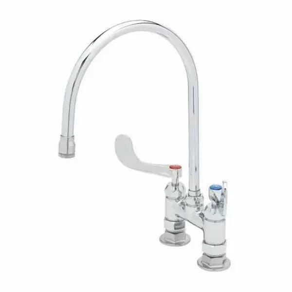 T&S B-0325-134X-CR4 4" Double Pantry Faucet — view 2