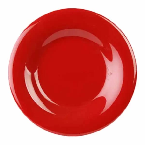 Thunder Group CR012PR Pure Red 11-3/4" Melamine Plate | Case of 12 — view 1