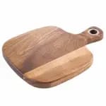 Tablecraft 10710 Acacia Wood Oval Fajita Serving Board 17" x 12-1/4" x 3/4 — view 3