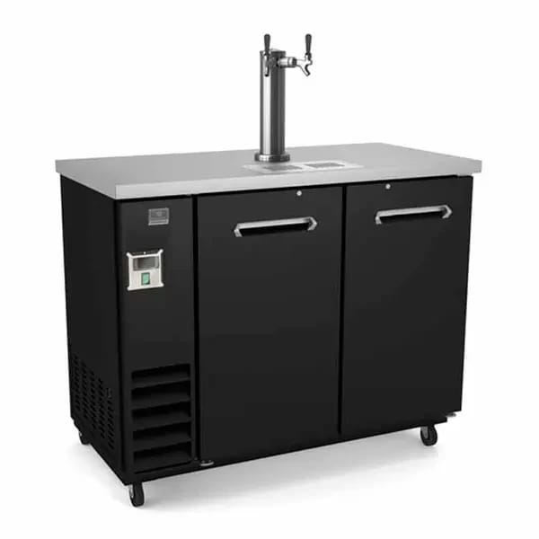 Kelvinator KCHBBD2D1T 2-Keg Direct Draw Beer Dispenser 49"W — view 2