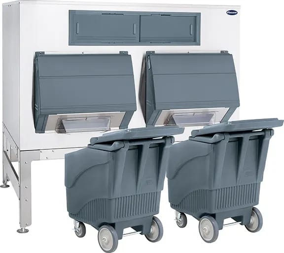Follett Ice•DevIce™ Series DEV2100SG-72-ICS125L Gravity Dispense Ice Bin 2110 Pound Capacity Polyethylene Interior Cube, Nugget Ice Compatibility — view 1